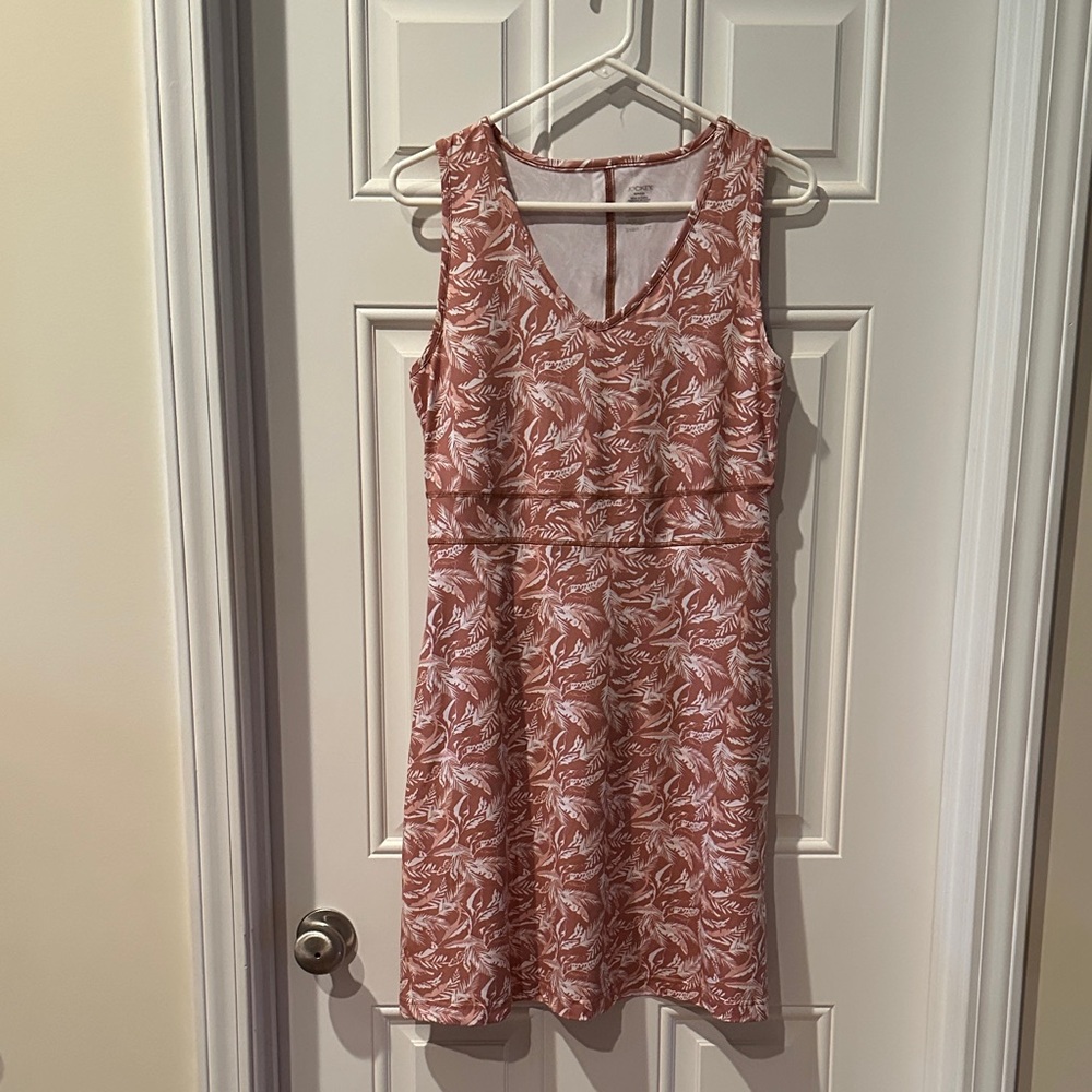 Jockey Floral Mini Dress - multi colored and white. Very comfy and light fabric